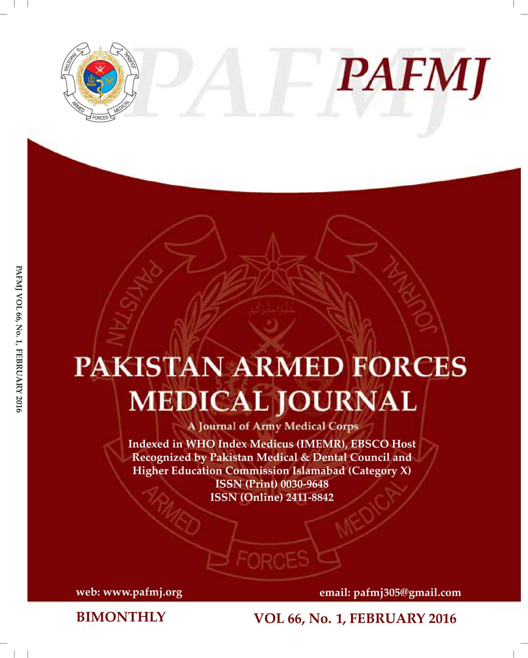 medical research journals in pakistan